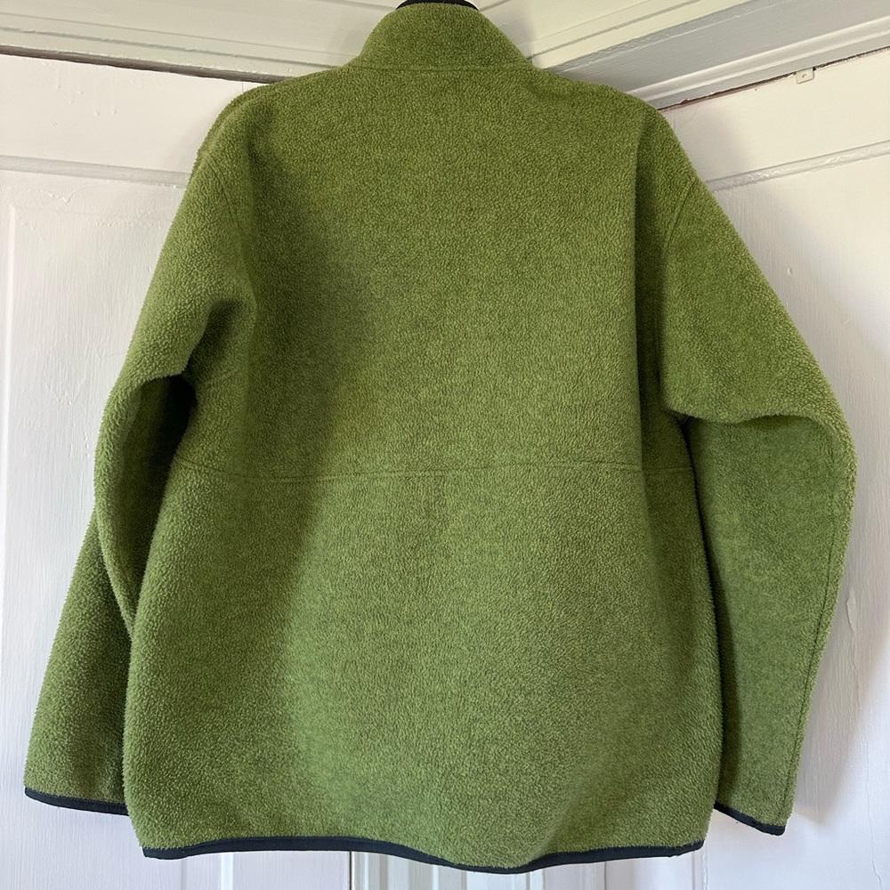 PATAGONIA MEN'S CLASSIC SYNCHILLA FLEECE MARSUPIAL PULLOVER APPLE GREEN Sz L - Picture 2 of 9
